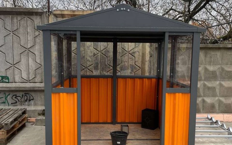 Навес из железобетонных изделий