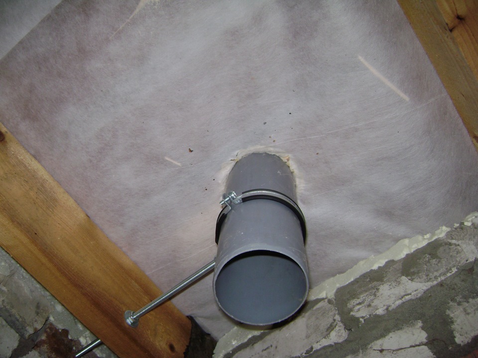 Установка естественной вентиляции