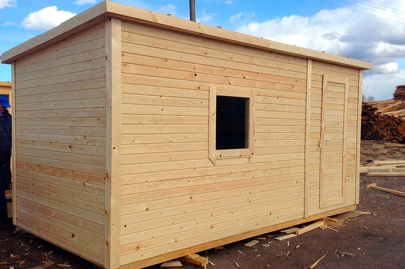 деревянный хозблок скогги