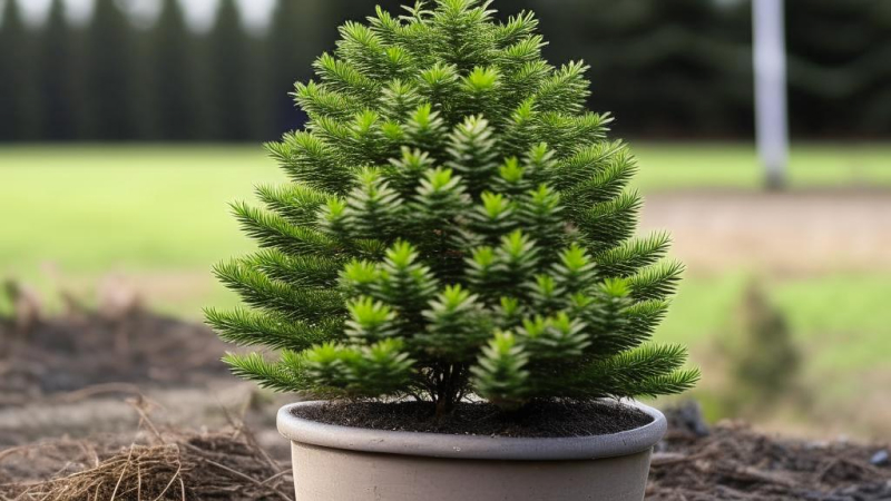 высадка елки в открытый грунт