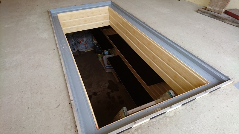 яма для гаража скогги