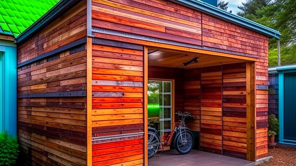 Деревянный гараж