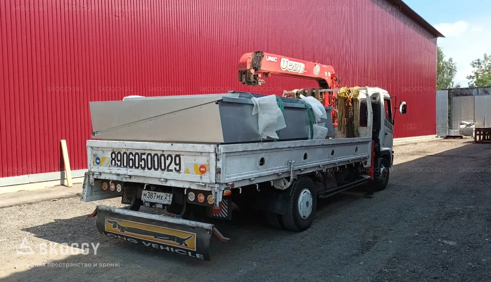 доставка разобранного контейнера скогги