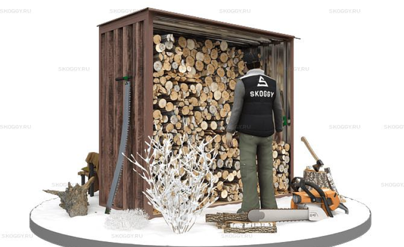Дровница СКОГГИ