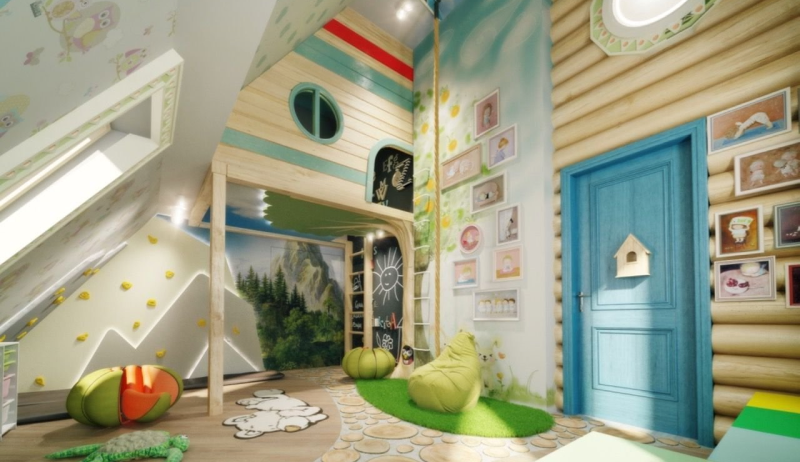 Сарай в качестве игровой зоны