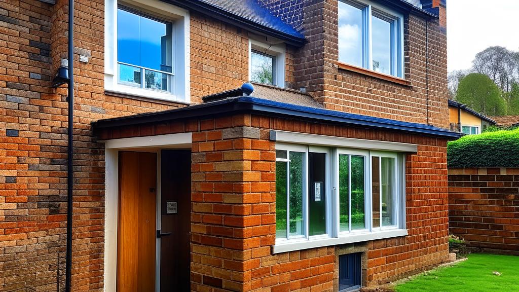 Пристройка к дому из кирпича