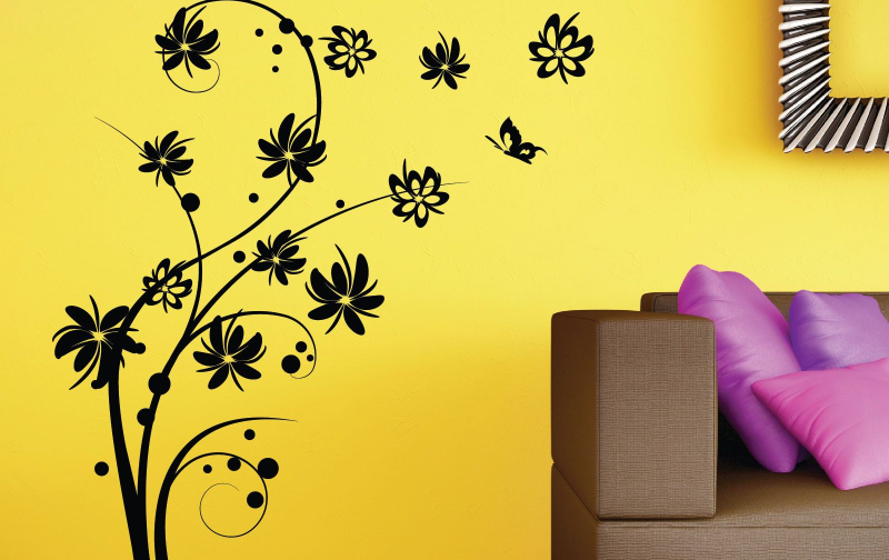 Креативное окрашивание стен