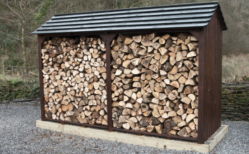 Дровница из металла