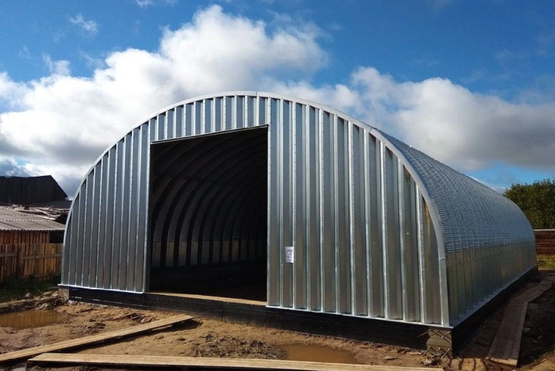 Оцинкованный ангар
