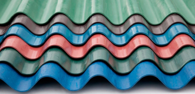 Пластиковый кровельный лист