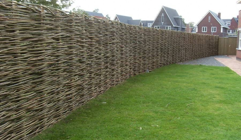 Плетеный забор