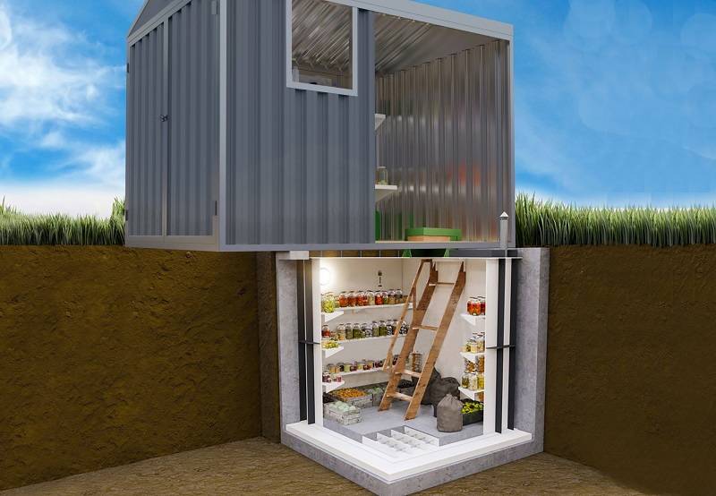 Гараж-погреб