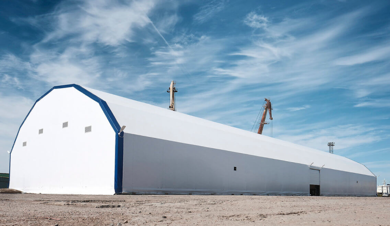 Тентовый ангар