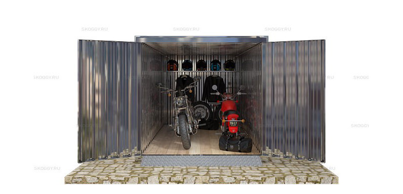 Гараж для мотоцикла