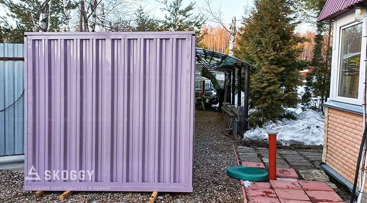 Металлический хозблок