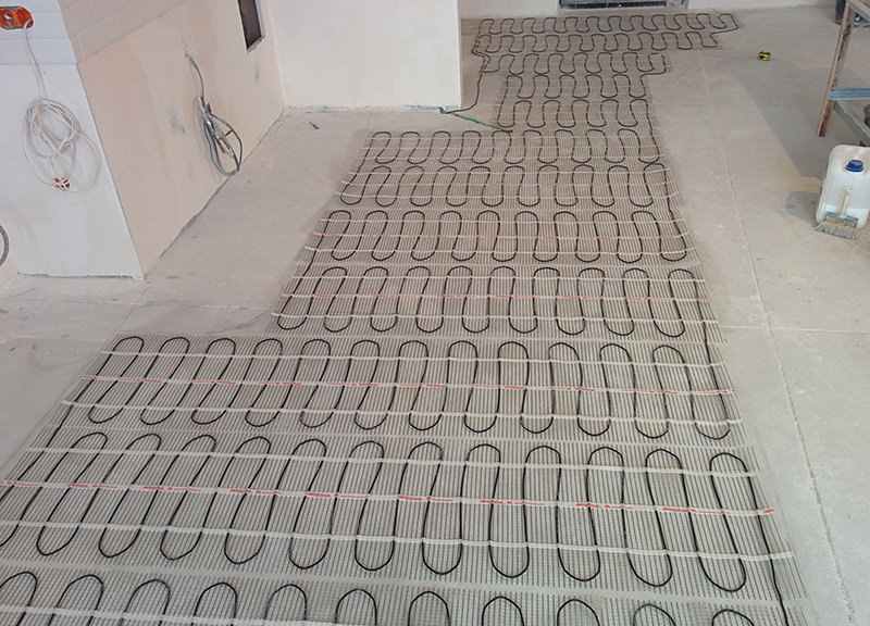 Водяные полы для гаража