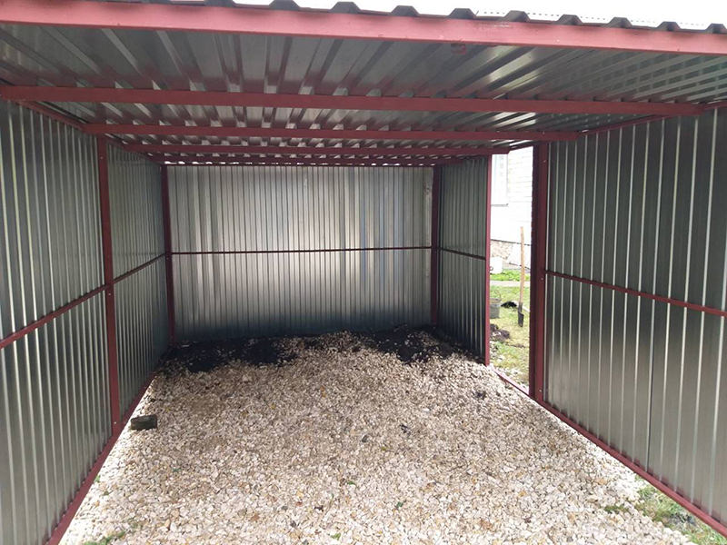 Гараж на дачу своими руками с нуля