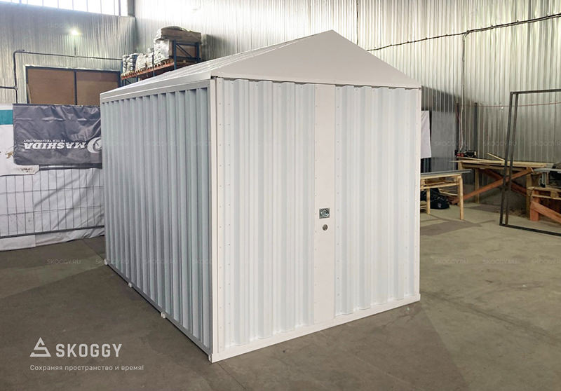 Крыша гаража из профлиста