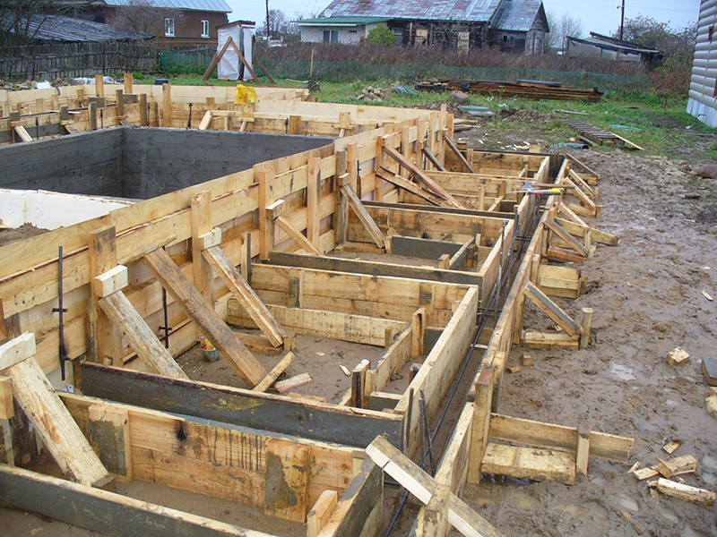 Опалубка под гараж
