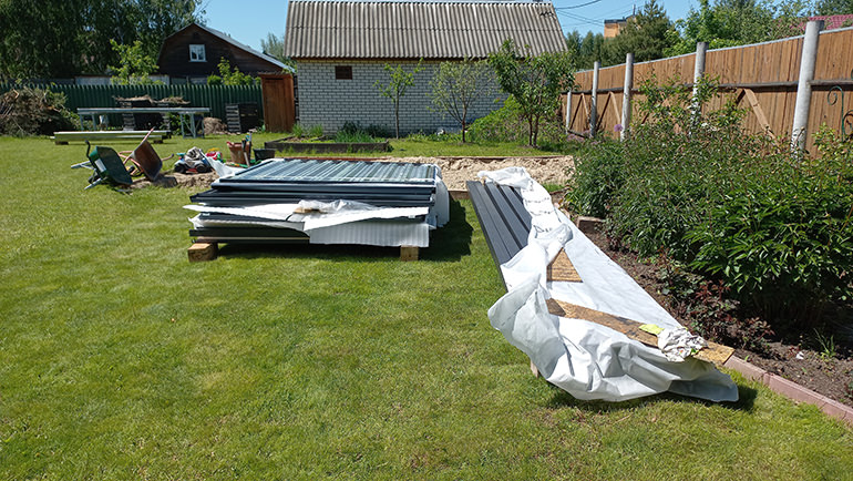 Расстояние от постройки до соседнего дома