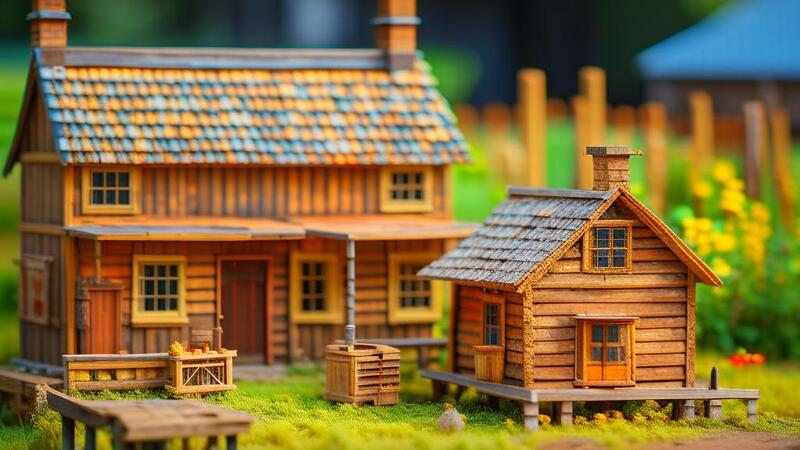 Щитовой деревянный хозблок