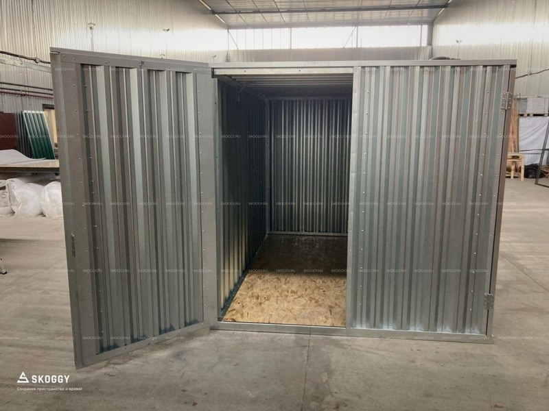 Металлический хозблок из контейнера SKOGGY
