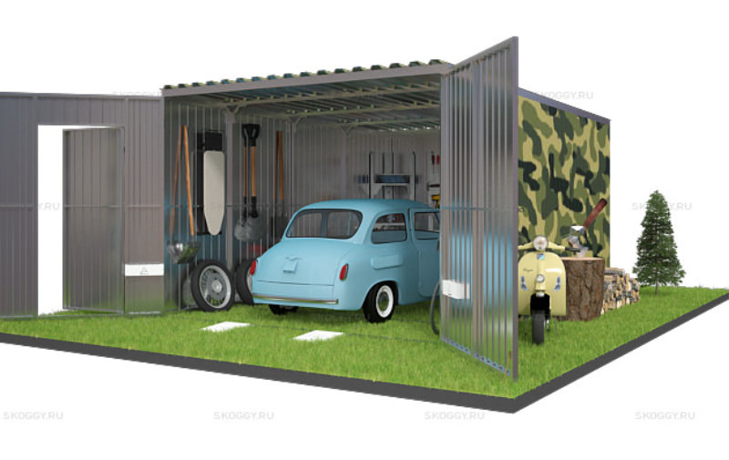 Гараж без фундамента