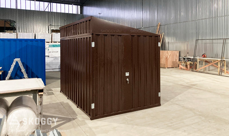 Односкатная крыша для гаража