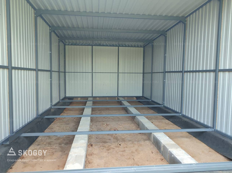 Гараж из профиля