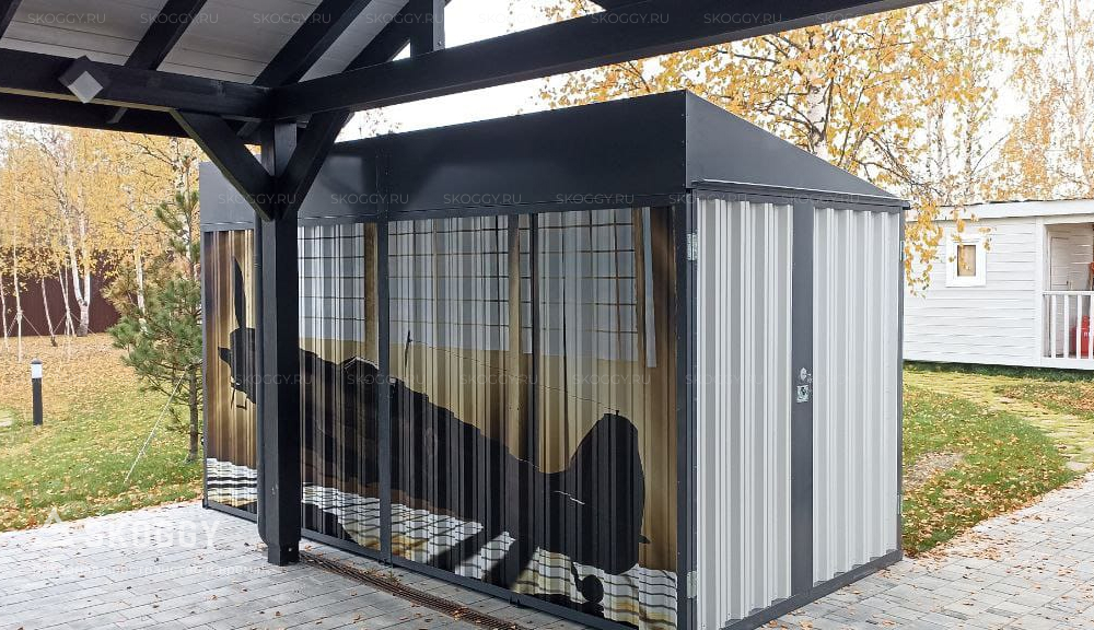 Хозблок СКОГГИ с принтом самолет