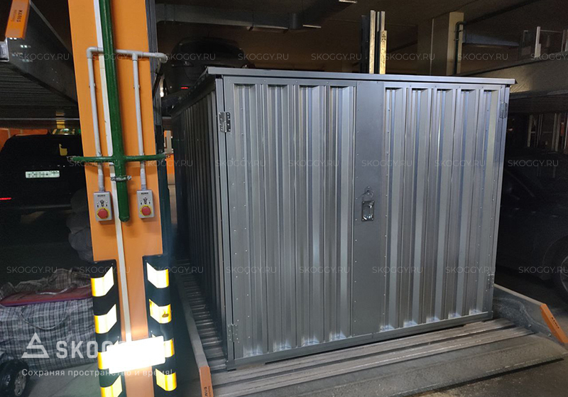 Контейнер SKOGGY на двухуровневой парковке