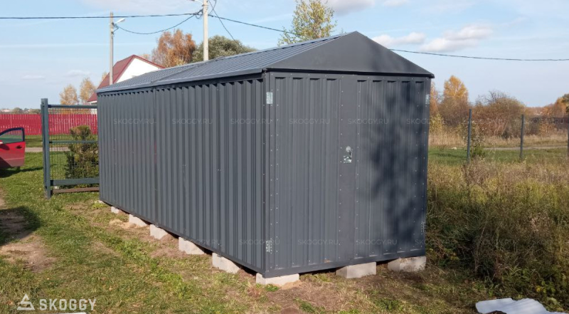 Установка на блоки