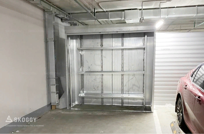 Пример шкафа в паркинг в открытом виде от SKOGGY