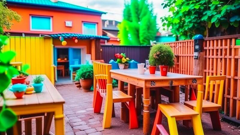 Открытая площадка для обедов