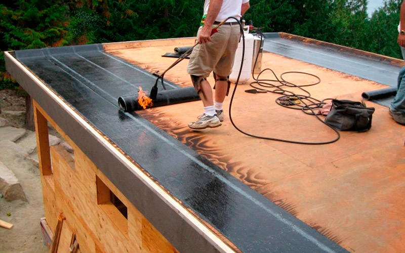 Укладка “Технониколь” на крышу гаража