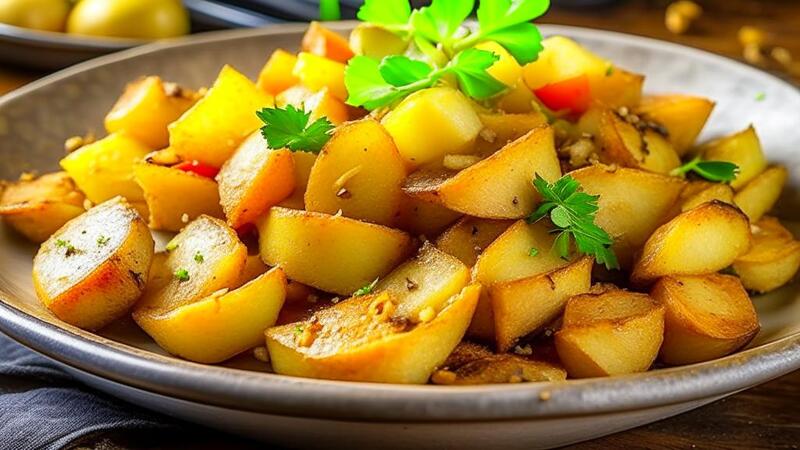 жареный картофель