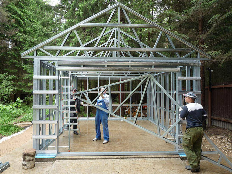 Каркас гаража