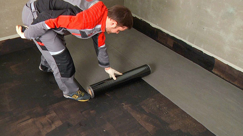 Гидроизоляция площадки перед гаражом