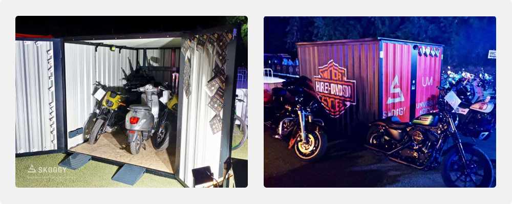 Гараж SKOGGY с ярким принтом