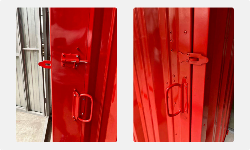 Красный хозблок для инвентаря SKOGGY