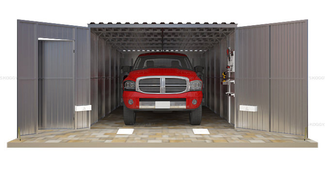 Автомобильный гараж 7 м Скогги