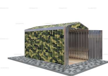 Хозблок с Двускатной Крышей Стандартный SKOGGY 4м
