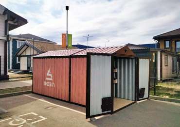 Хозблок SKOGGY для выставки "Малоэтажная страна"