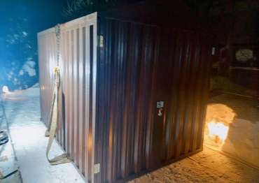 Гараж для снегохода в Бужаниново