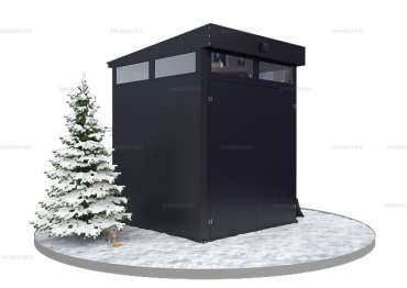 Хозблок с Односкатной Крышей Премиум SKOGGY Mini
