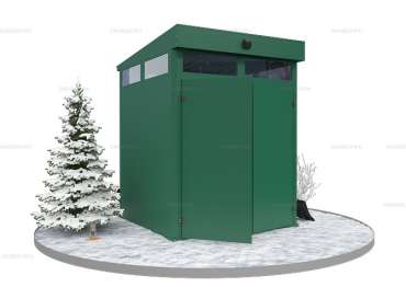 Хозблок для хранения с Односкатной Крышей Премиум SKOGGY Mini