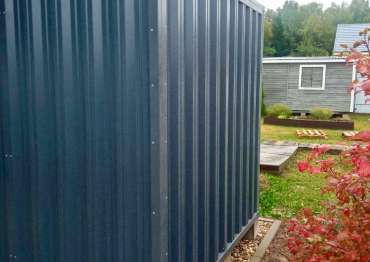 Контейнер железный SKOGGY для хранения инвентаря в СНТ Верховье