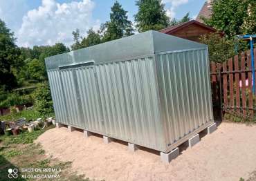 Хозблок SKOGGYжелезный для загородного участка в д. Карабаново