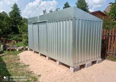 Хозблок SKOGGY оцинкованный для хранения инвентаря в д. Карабаново