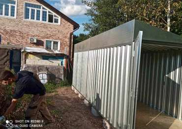 Контейнер SKOGGY с односкатной ркышей для дачи в п. Цюрупы